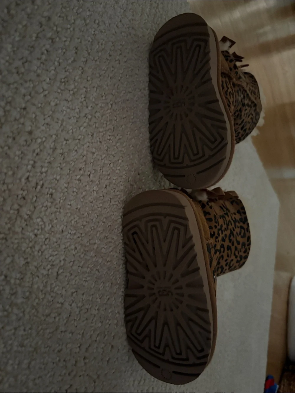 Toddler Ugg leopard boots